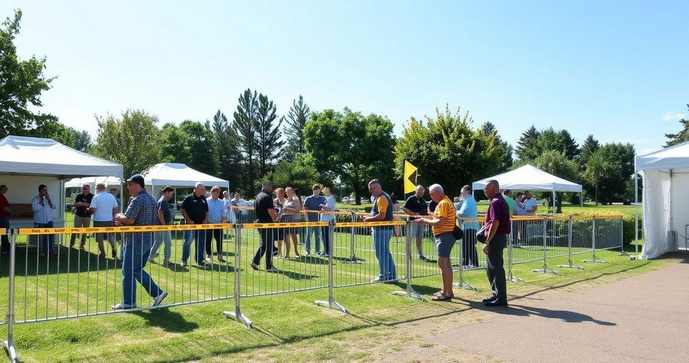 Grades de contenção para eventos: segurança e praticidade em sua montagem
