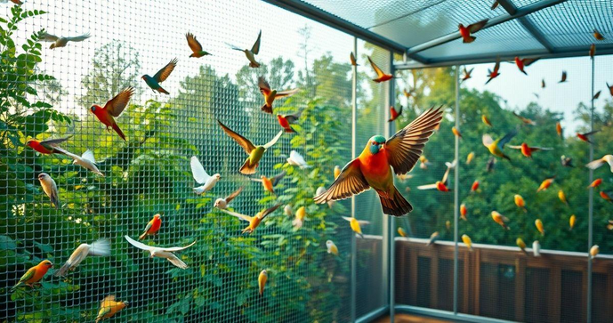 Tela para avi&aacute;rio: Como escolher a melhor op&ccedil;&atilde;o para suas aves