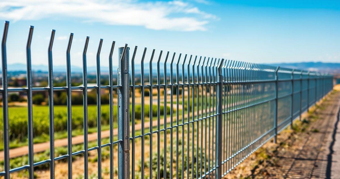 Gradil galvanizado é a solução ideal para segurança e durabilidade em cercas e divisórias.